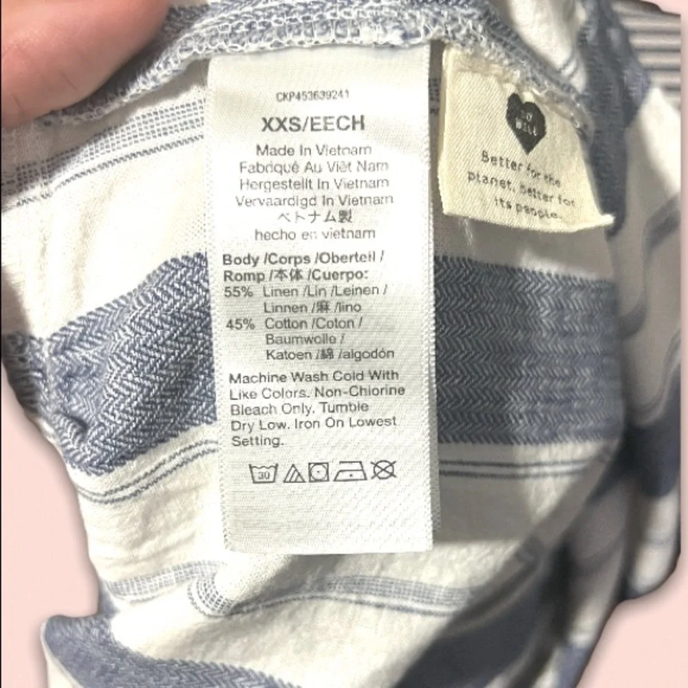 Madewell Striped Tie-Strap V-Neck Cover-Up Jumpsuit - Picture 9 of 9